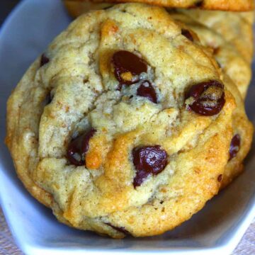 Eggless Chocolate Chip Cookies