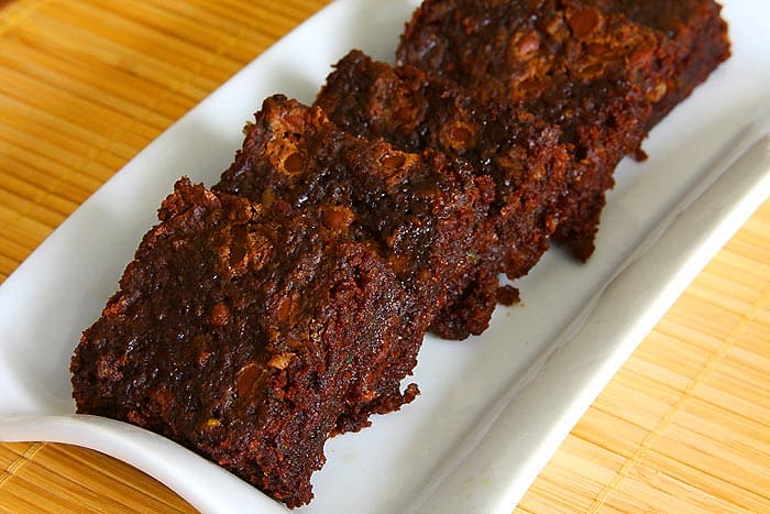 Eggless Chocolate Zucchini Brownies