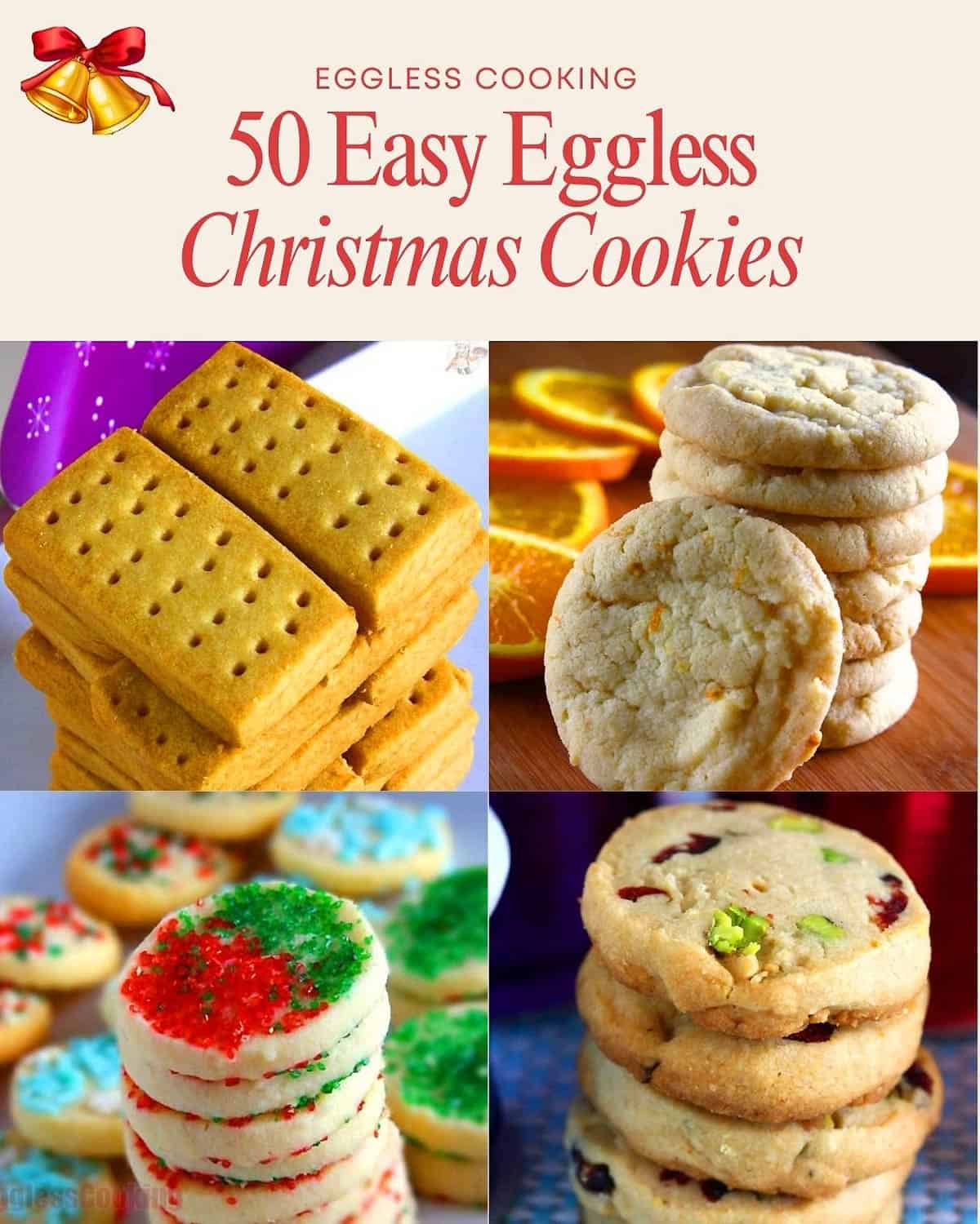 Eggless Christmas Cookies