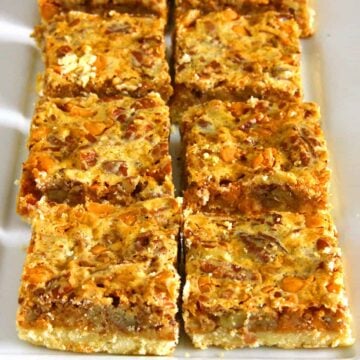 Eggless Pecan Pie Bars