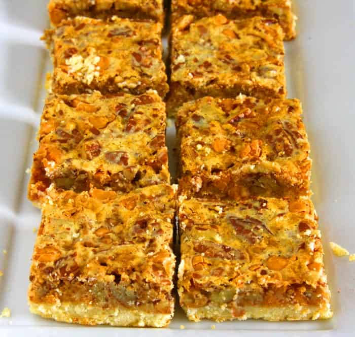 Eggless Pecan Pie Bars