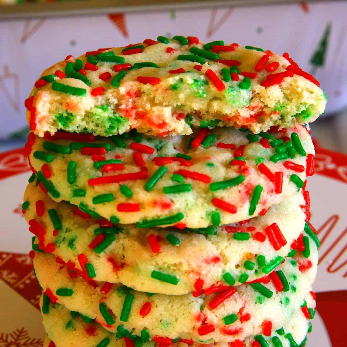 Enjoy Confetti Cookies!