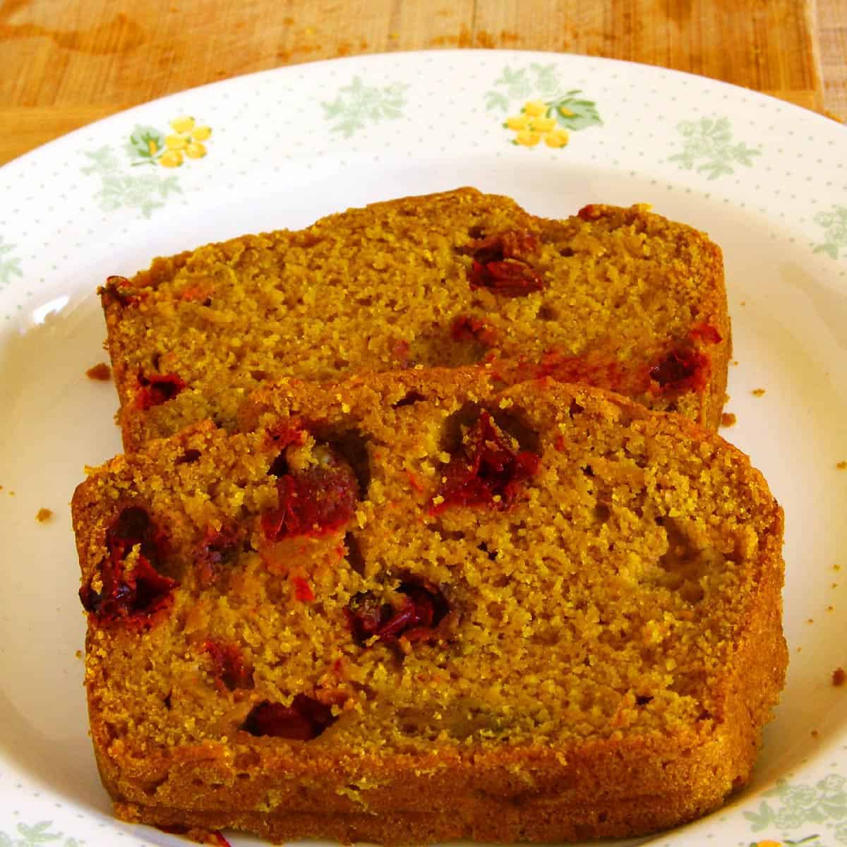 Enjoy Vegan Cranberry Nut Quick Bread