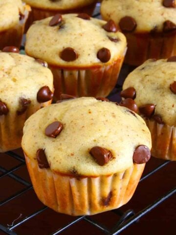 Peanut Butter Banana Muffins