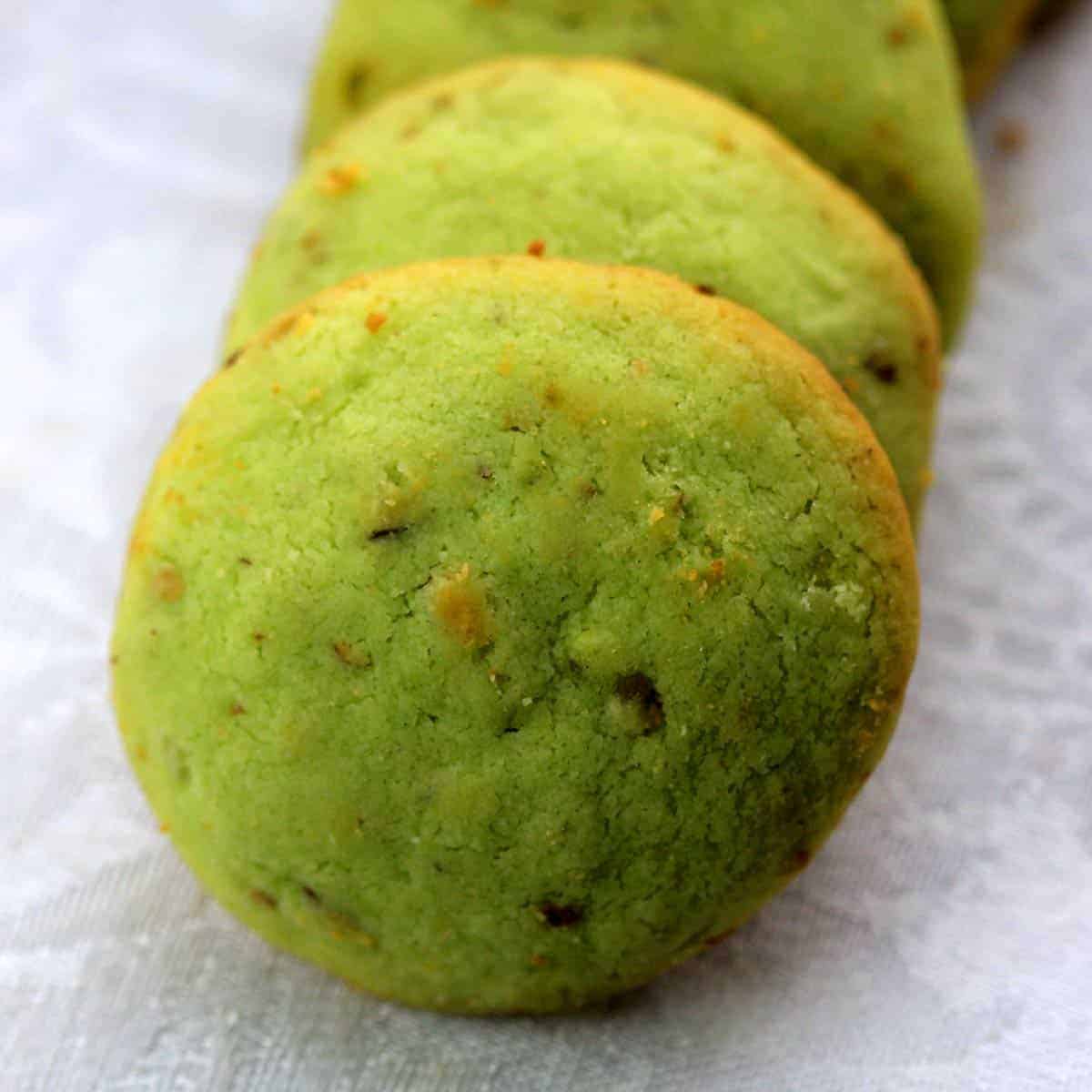 Pistachio Pudding Cookies