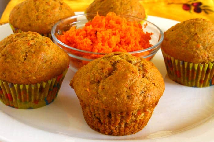 Vegan Banana Carrot Muffins