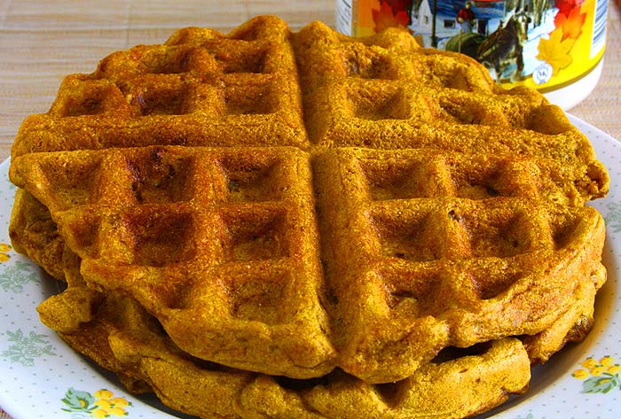 Vegan Sweet Potato Waffles