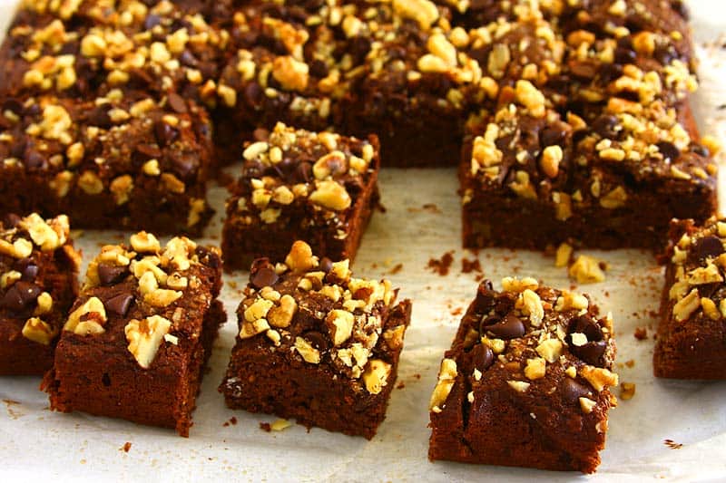 Applesauce Brownies (Cut Into Pieces)