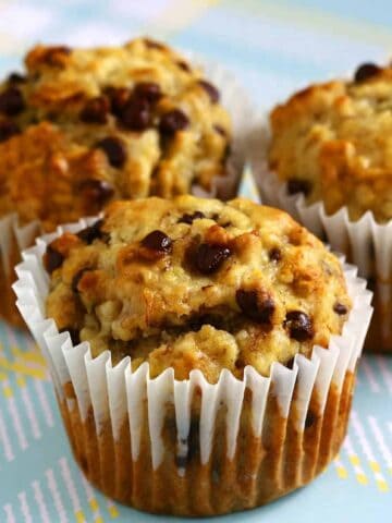 Banana Chocolate Chip Muffins