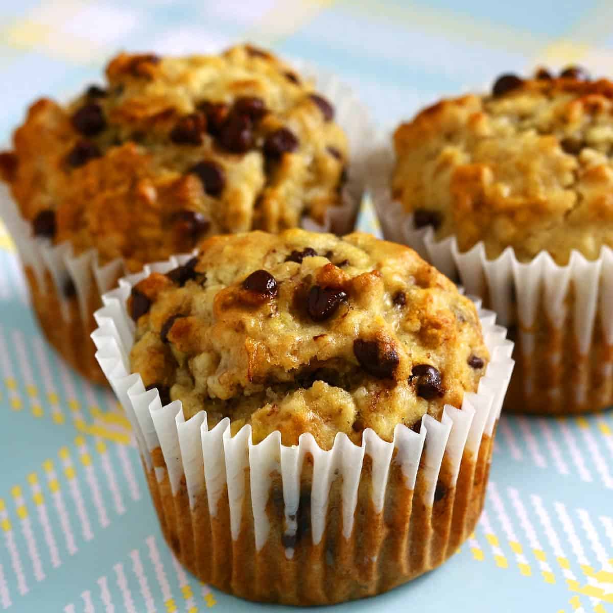 Banana Chocolate Chip Muffins