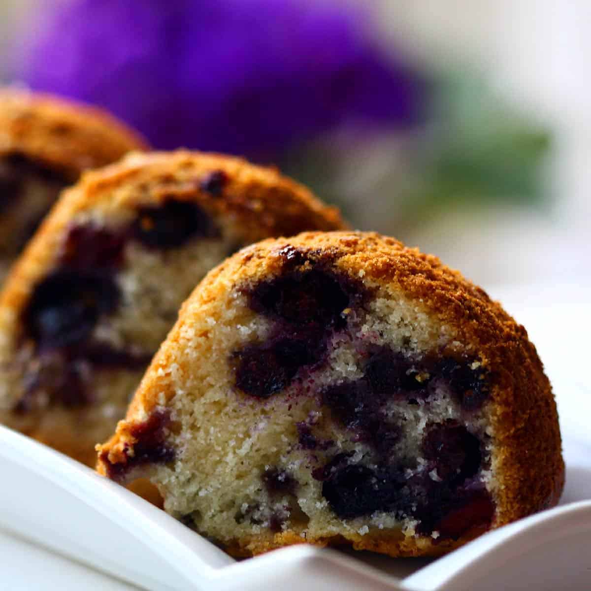 Blueberry Pound Cake