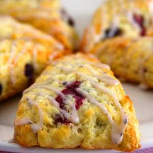 The BEST Blueberry Scones