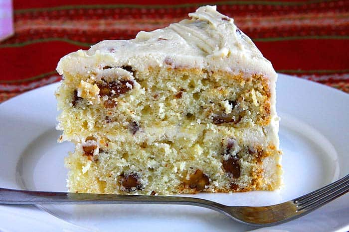 Butter pecan cake