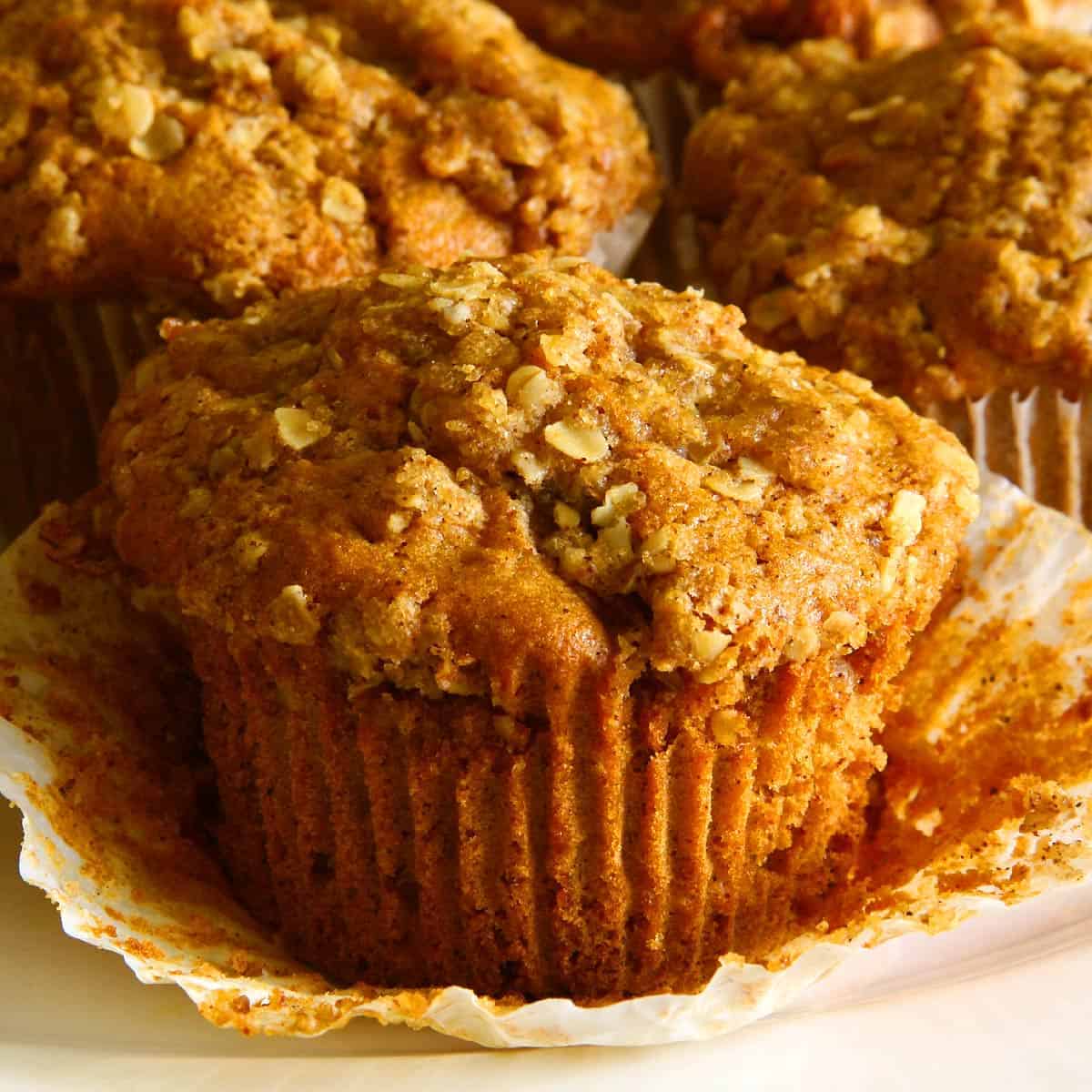 caramel apple muffins