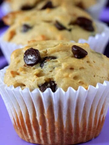 Chocolate Chip Peanut Butter Cupcakes