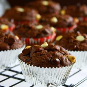 Chocolate Zucchini Muffins