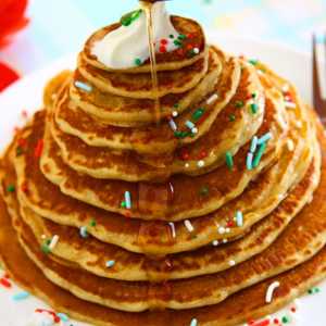 Vegab Christmas Tree Pancakes