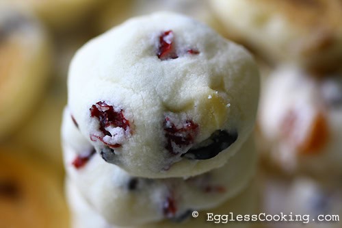 Cranberry Shortbread Cookies