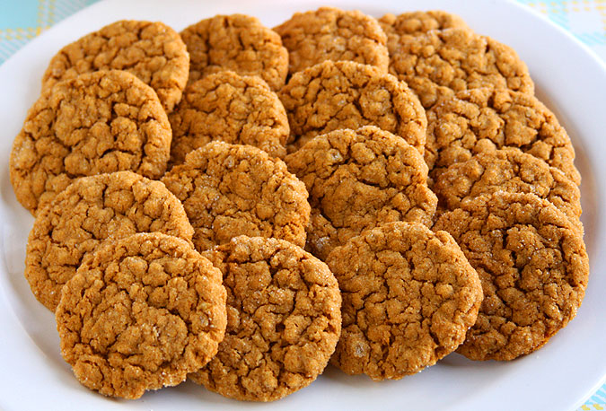 Oatmeal Eggless Gingersnaps