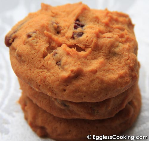 Eggless Pecan Cookies