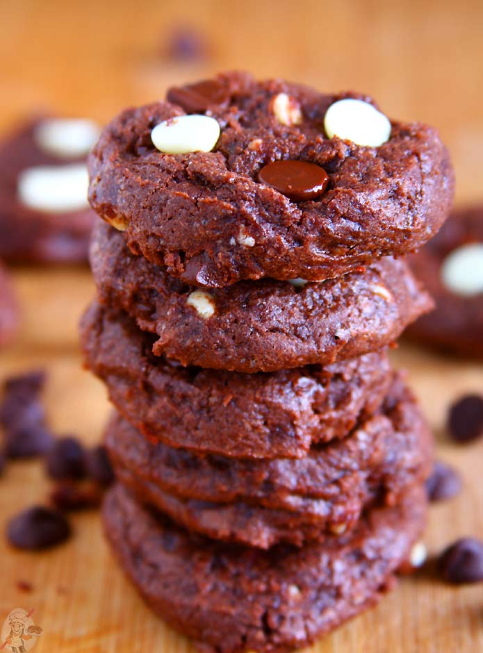 Double Chocolate Chip Cookies