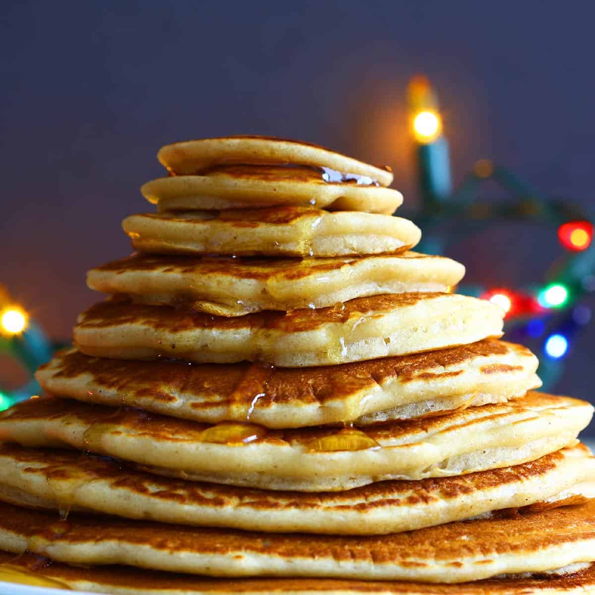 Egg-free Christmas Pancakes