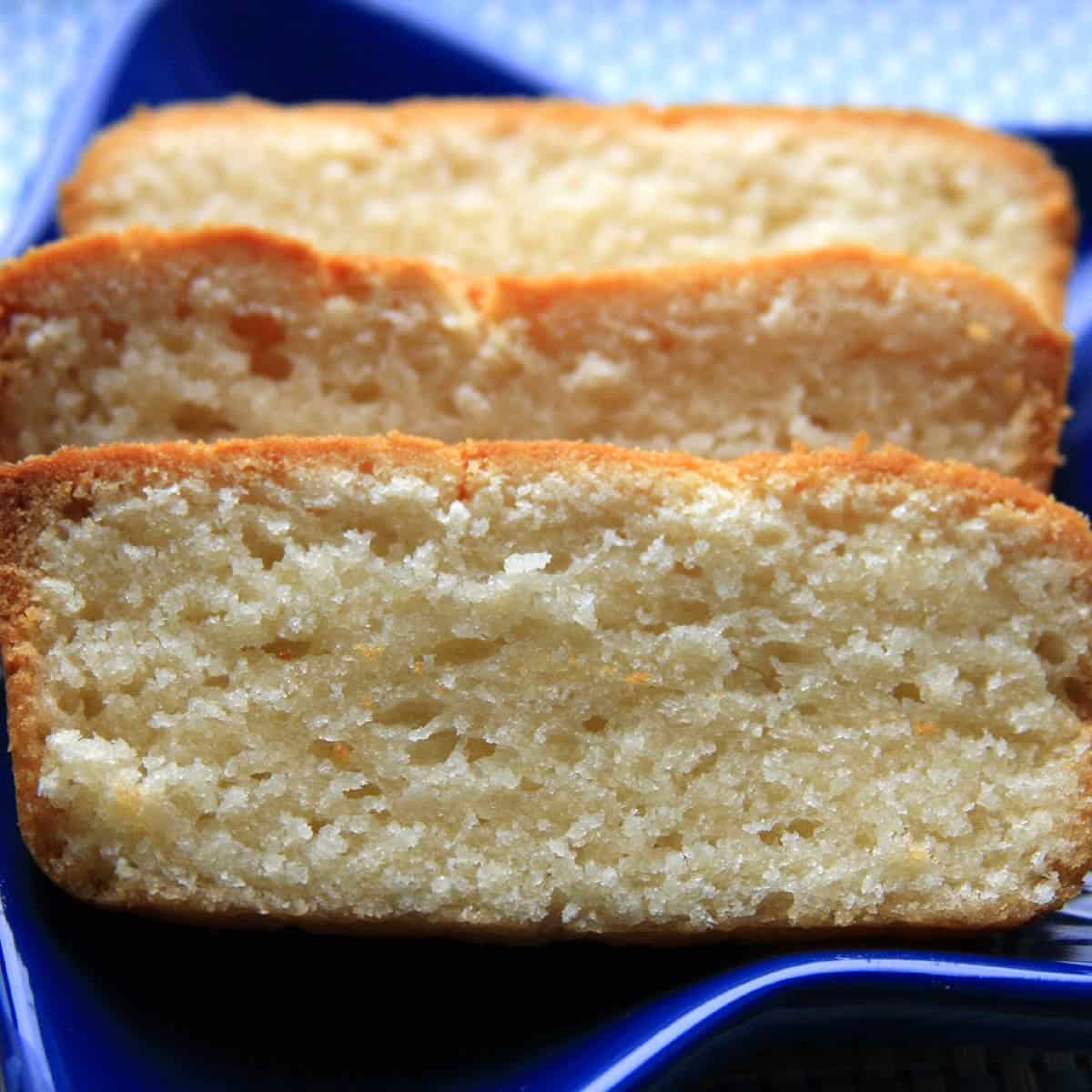 Eggless Pound Cake Using Silken Tofu