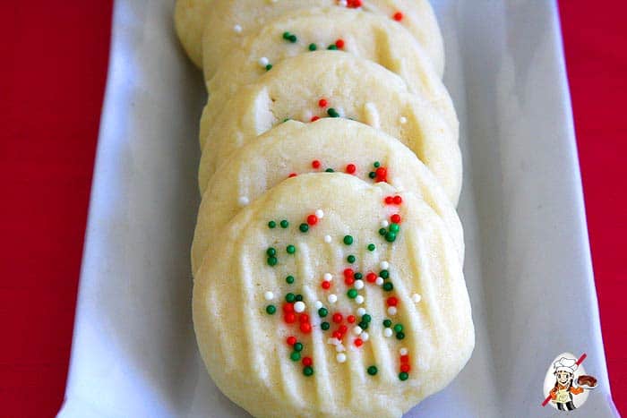 Whipped Shortbread Cookies