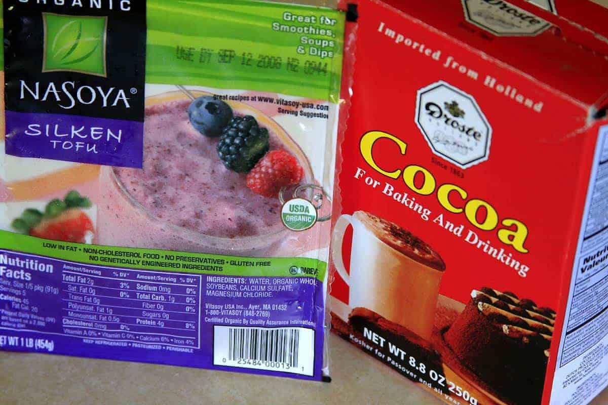 Egg-free chocolate cake ingredients