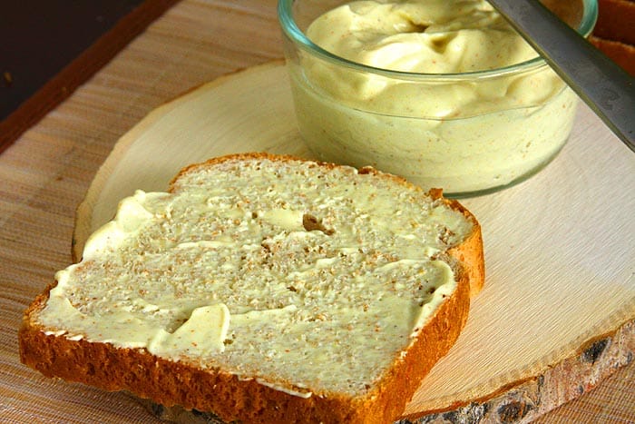 Eggless Mayo Spread on bread