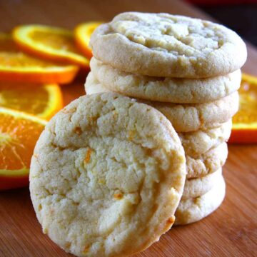 Eggless Orange Cookies