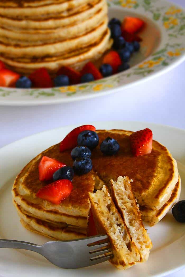 Eggless Pancakes Ready to eat!