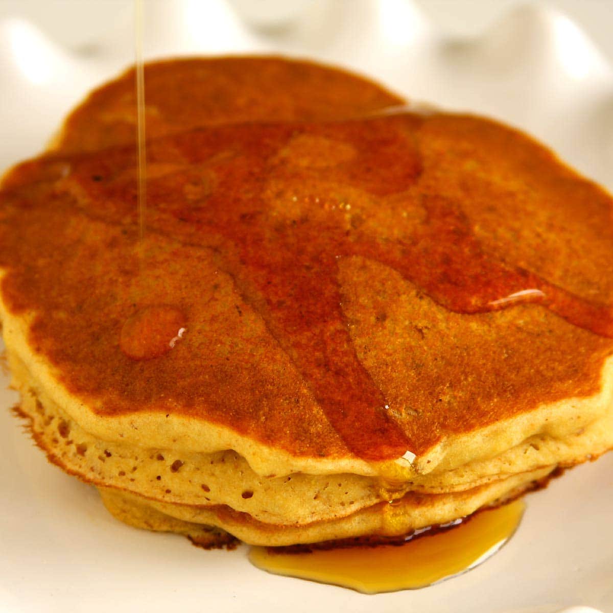 Eggless Peanut Butter Pancakes