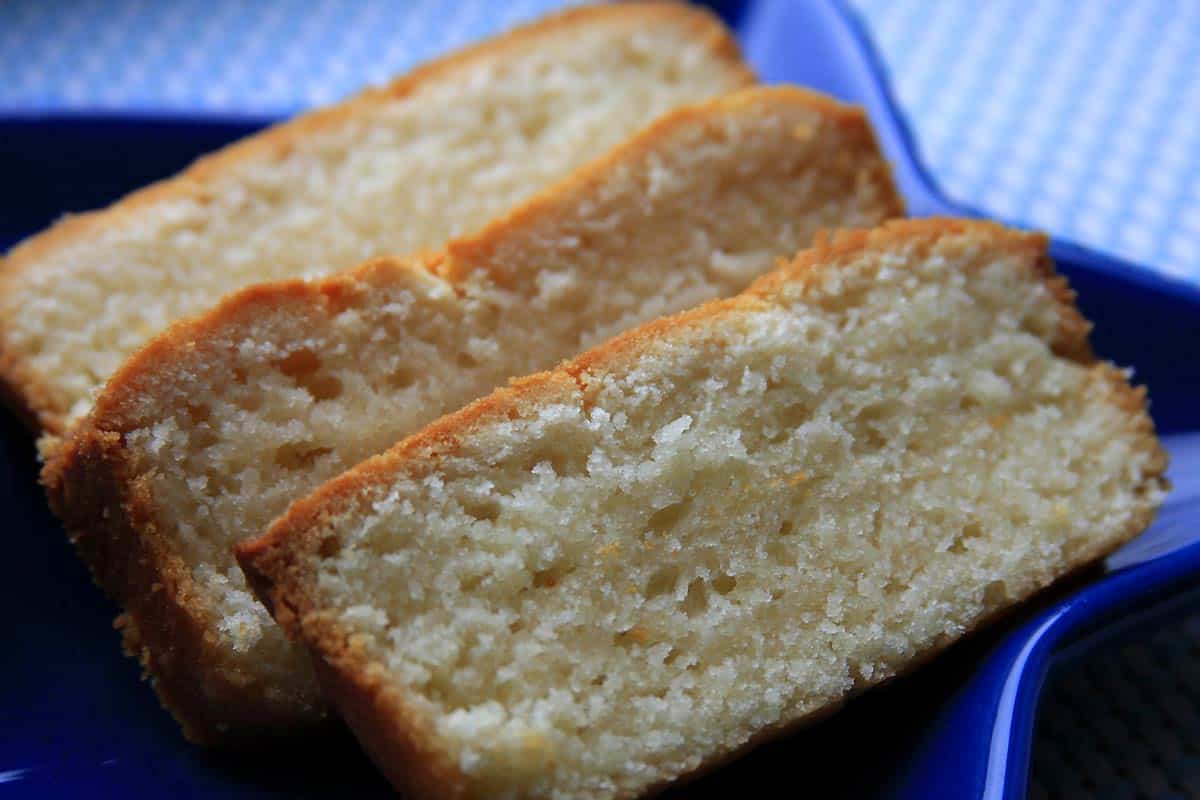 Eggless Pound Cake using Silken Tofu