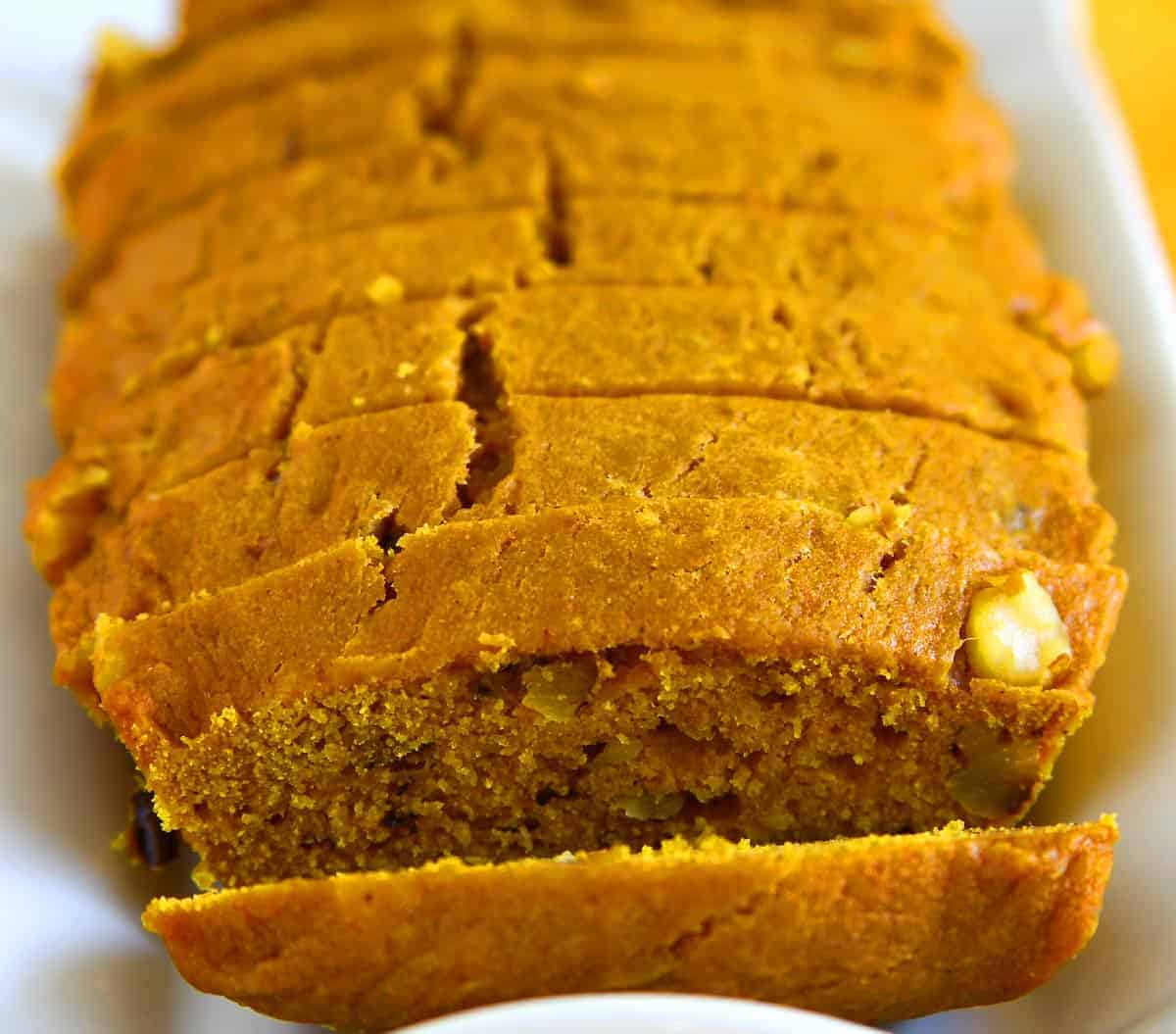 eggless pumpkin bread