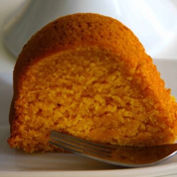 Eggless Pumpkin Pound Cake