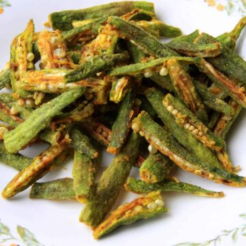 Fat-free Okra Chips/Fries