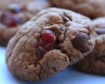 Madhuram's Eggless Cranberry and Chocolate Chip Cookies