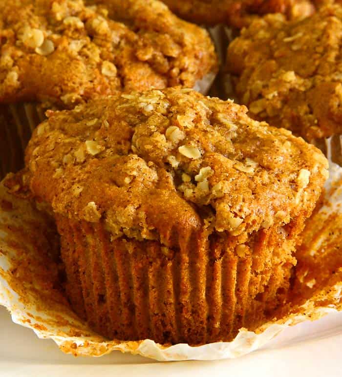 Freshly Baked Apple Caramel Muffins