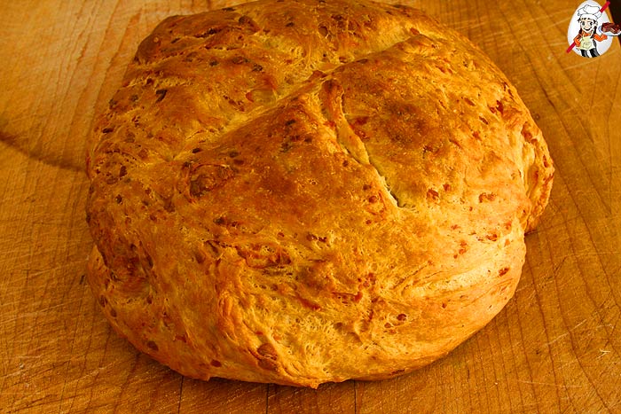 Full Cheesy Potato Bread