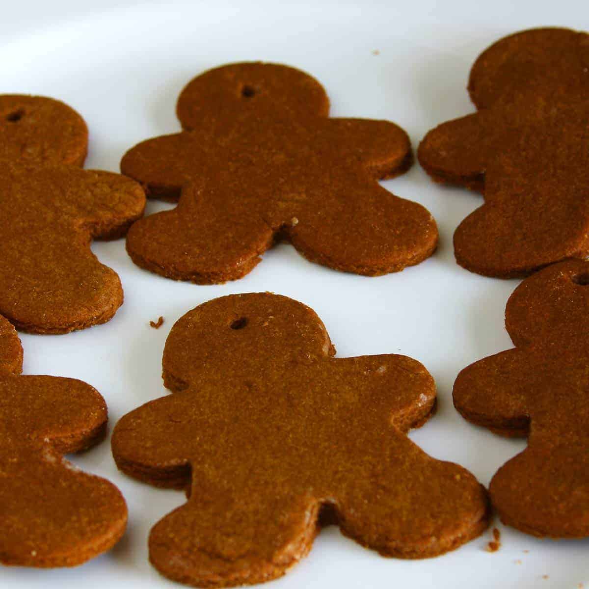 Gingerbread cookies fresh from the oven