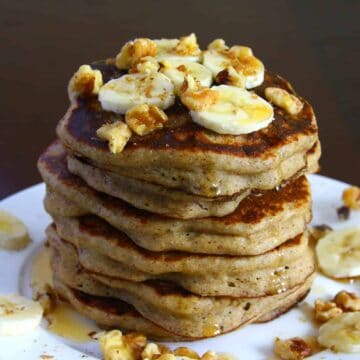 Gluten-free banana pancakes