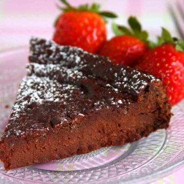 Gluten-Free, Flourless, Vegan Chocolate Cake