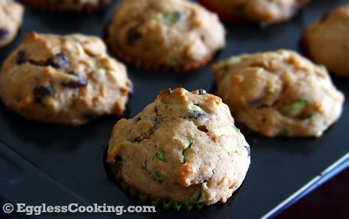 Mini Zucchini Chocolate Chip Muffins