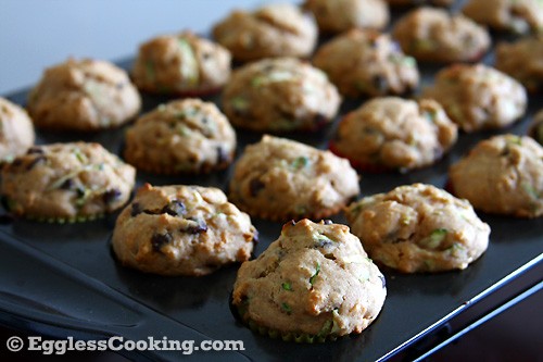 Mini Zucchini Chocolate Chip Muffins