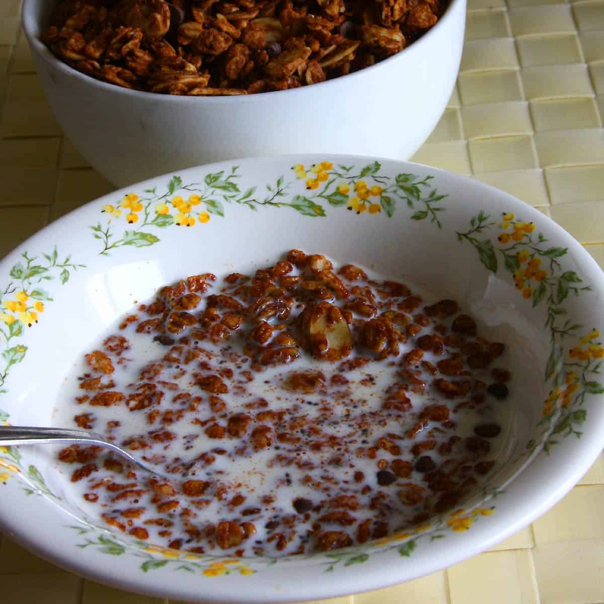 Peanut butter granola