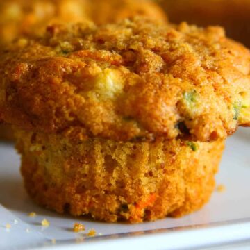 pineapple carrot buttermilk muffins