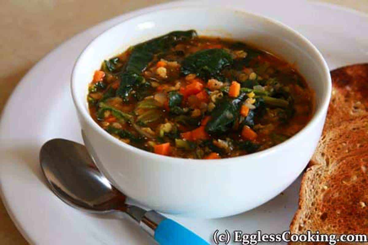 Red Lentil Vegetable Soup