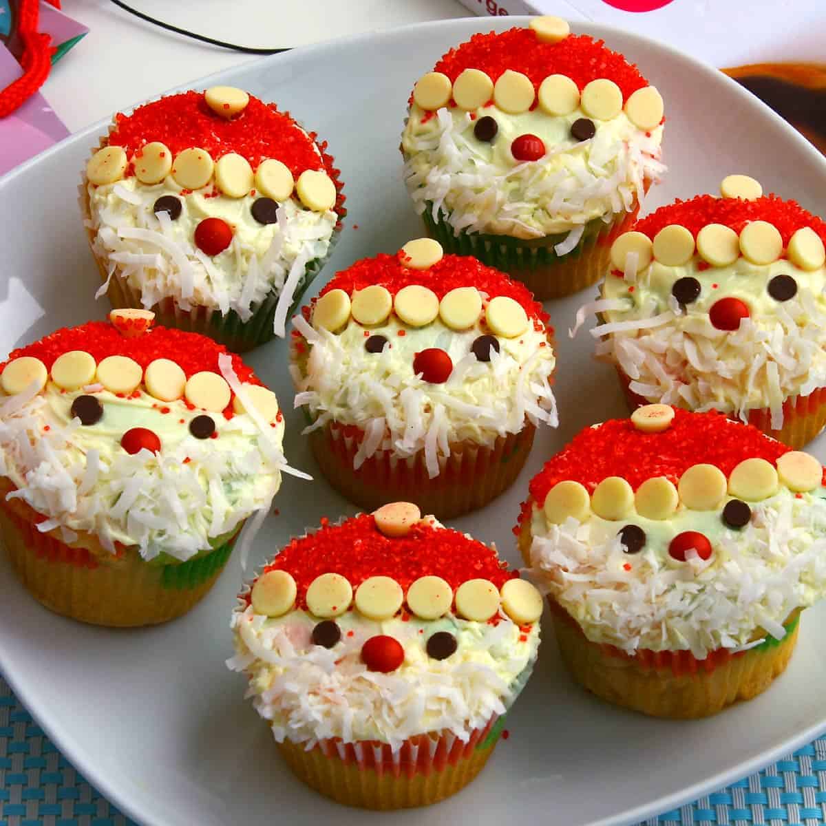 Santa Cupcakes