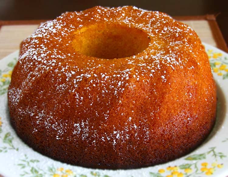 Semolina Coconut Bundt Cake (Full)